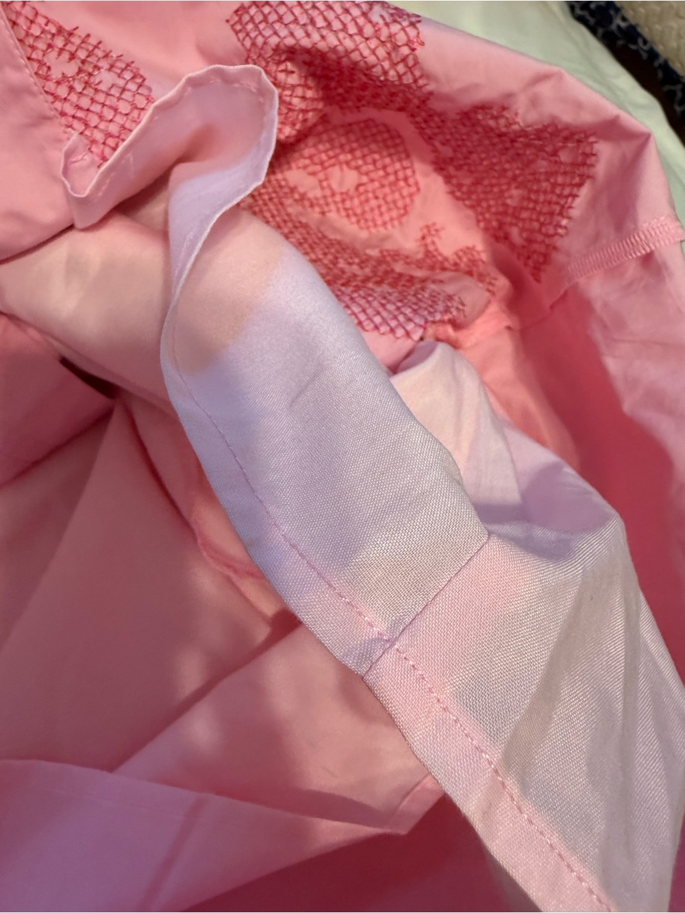 Hyacinth House Light Pink Embroidery Arem Caftan Dress - Picture 13 of 13